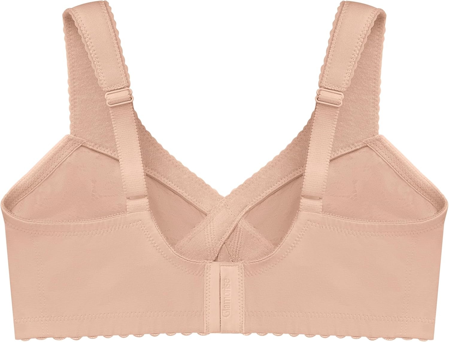 image:imageGlamorise Womens MagicLift Cotton Support Bra Wirefree 1001Caf