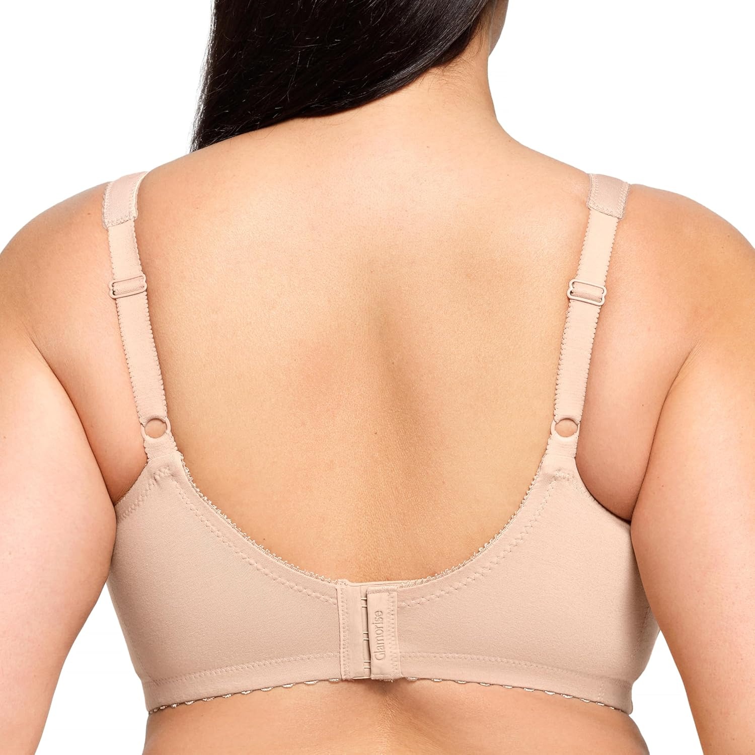 image:imageGlamorise Womens MagicLift Cotton Support Bra Wirefree 1001Caf
