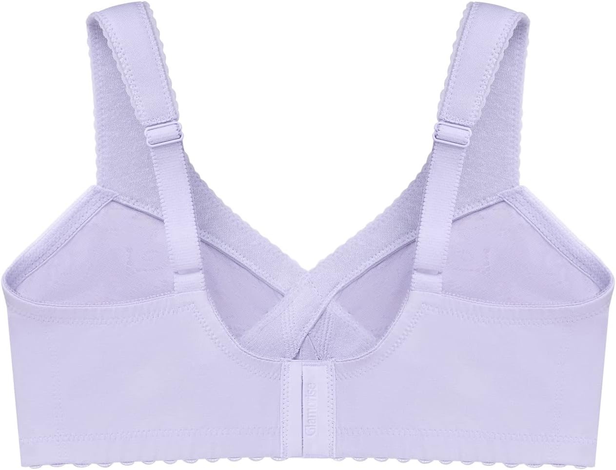 image:imageGlamorise Womens MagicLift Cotton Support Bra Wirefree 1001Lilac