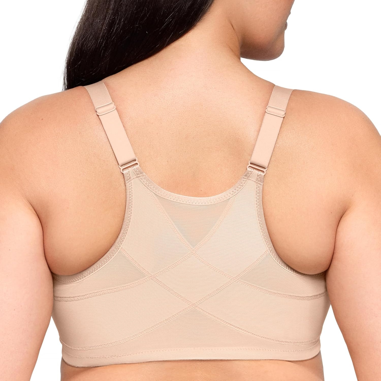 image:imageGlamorise Womens Posture Back Wonderwire Bra Underwire 9265Caf