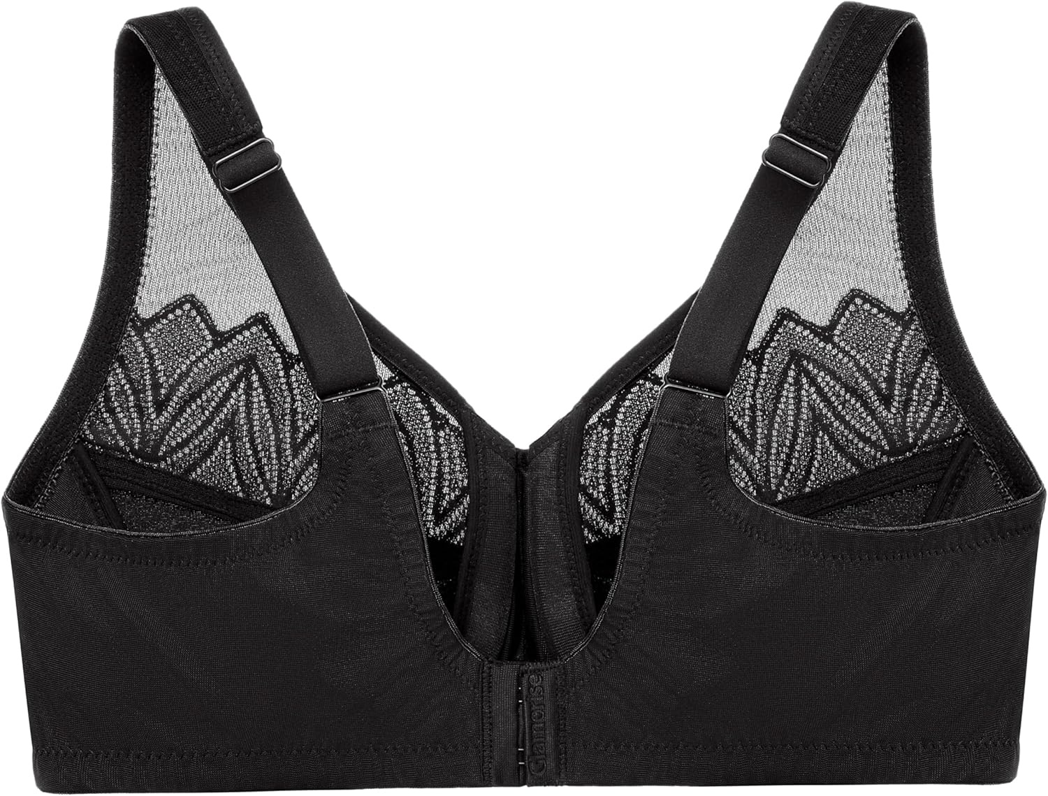 image:imageGlamorise Womens Wonderwire Minimizer Bra Underwire 9003Black