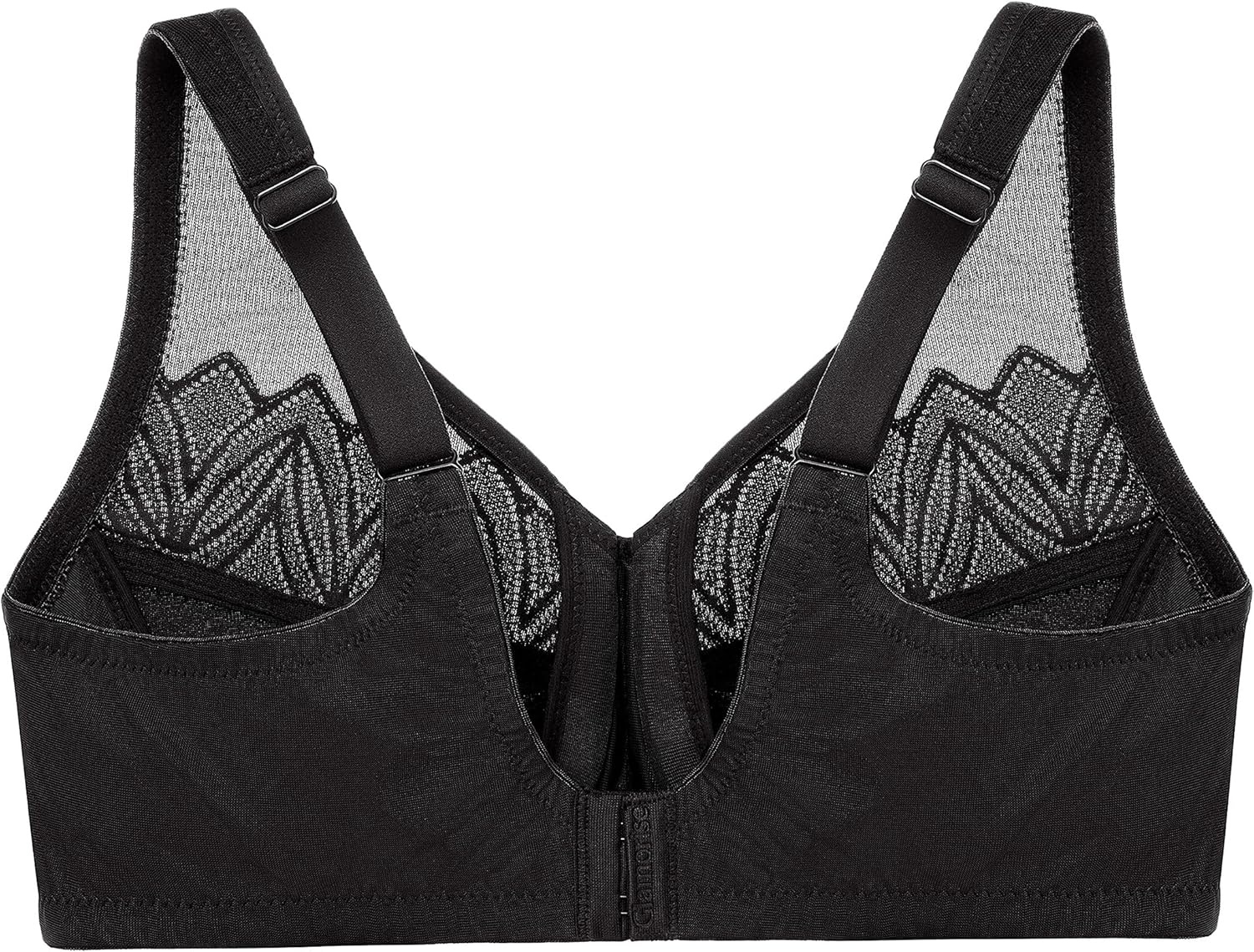 image:imageGlamorise Womens Wonderwire Minimizer Bra Underwire 9003Black