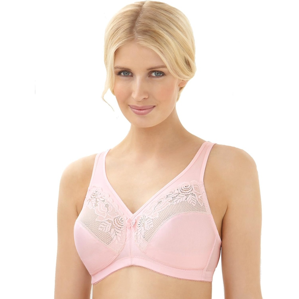 image:imageGlamorise Womens Full Figure Wirefree Minimizer Support Bra 1003Pink