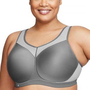 image:imageFull Figure Plus Size High Impact Wonderwire Sports Bra Underwire 9066Gray