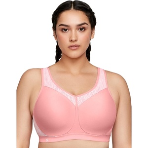 image:imageFull Figure Plus Size High Impact Wonderwire Sports Bra Underwire 9066Pink Blush Print