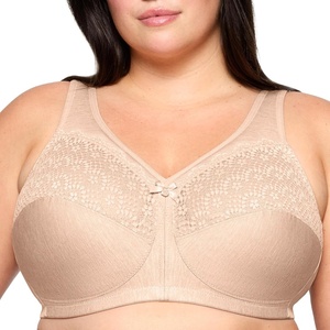 image:imageFull Figure Plus Size MagicLift Moisture Control Bra Wirefree 1064Caf Heather