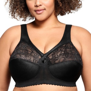 image:imageGlamorise Full Figure Plus Size MagicLift Original Support Bra Wirefree 1000Black