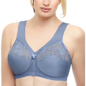 image:imageGlamorise Full Figure Plus Size MagicLift Original Support Bra Wirefree 1000Blue Ice