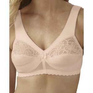 image:imageGlamorise Full Figure Plus Size MagicLift Original Support Bra Wirefree 1000Cafe Au Lait