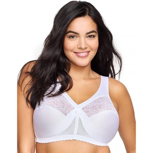 image:imageGlamorise Full Figure Plus Size MagicLift Original Support Bra Wirefree 1000White