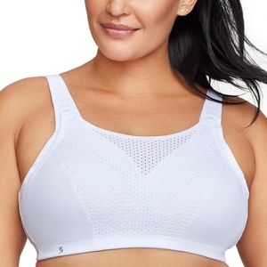image:imageGlamorise Womens DoubleLayer CustomControl Sport BraWhite