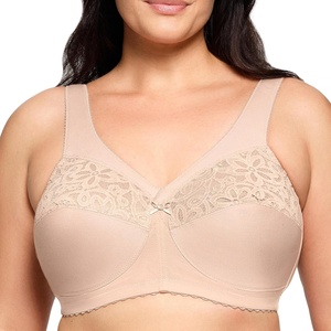 image:imageGlamorise Womens MagicLift Cotton Support Bra Wirefree 1001Caf
