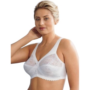 image:imageGlamorise Womens MagicLift Cotton Support Bra Wirefree 1001Old White