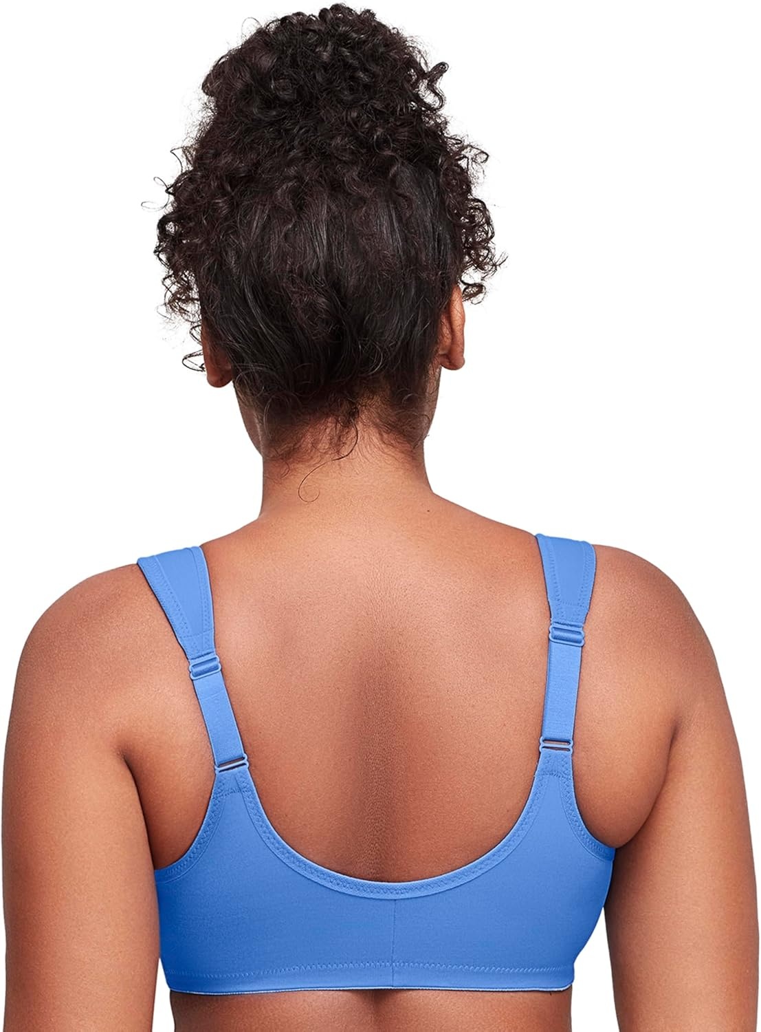 image:imageGlamorise Full Figure Plus Size Wonderwire FrontClosure Bra Underwire 1245Blue