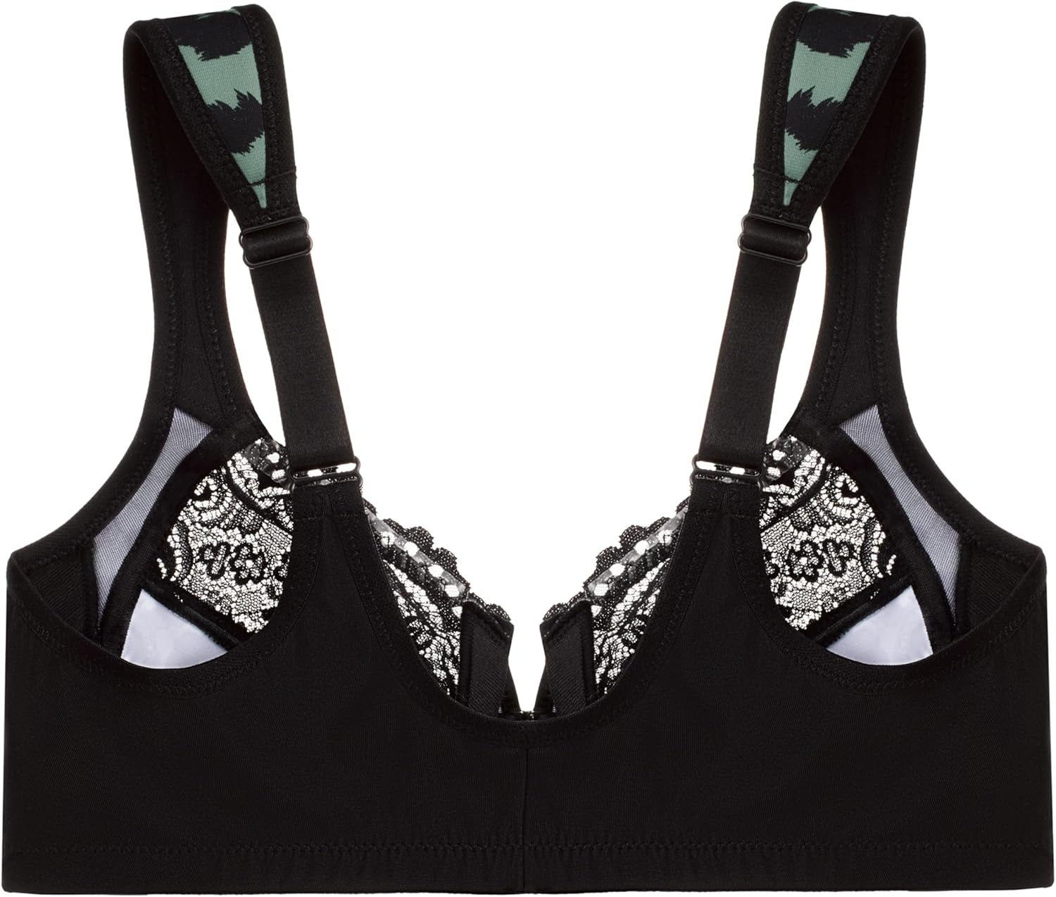 image:imageGlamorise Full Figure Plus Size Wonderwire FrontClosure Bra Underwire 1245Centennial Leopard
