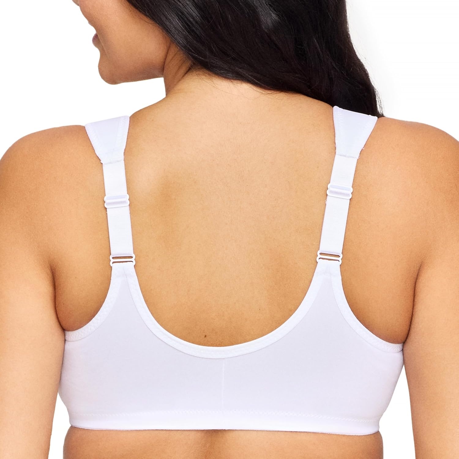 image:imageGlamorise Full Figure Plus Size Wonderwire FrontClosure Bra Underwire 1245White