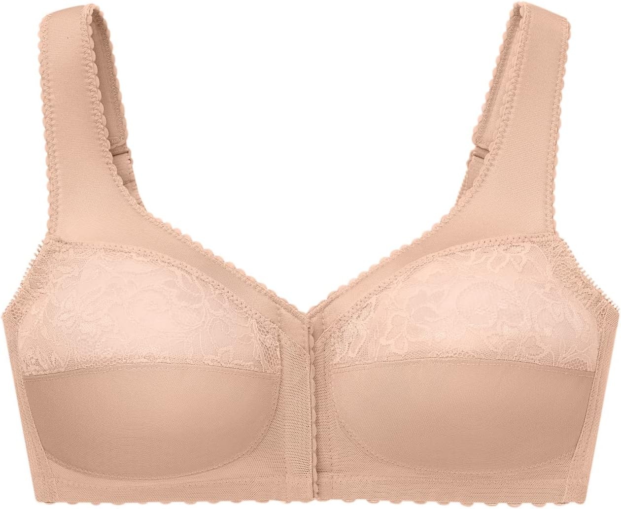 image:imageGlamorise Womens Full Figure MagicLift Front Close Support Bra 1200Blush