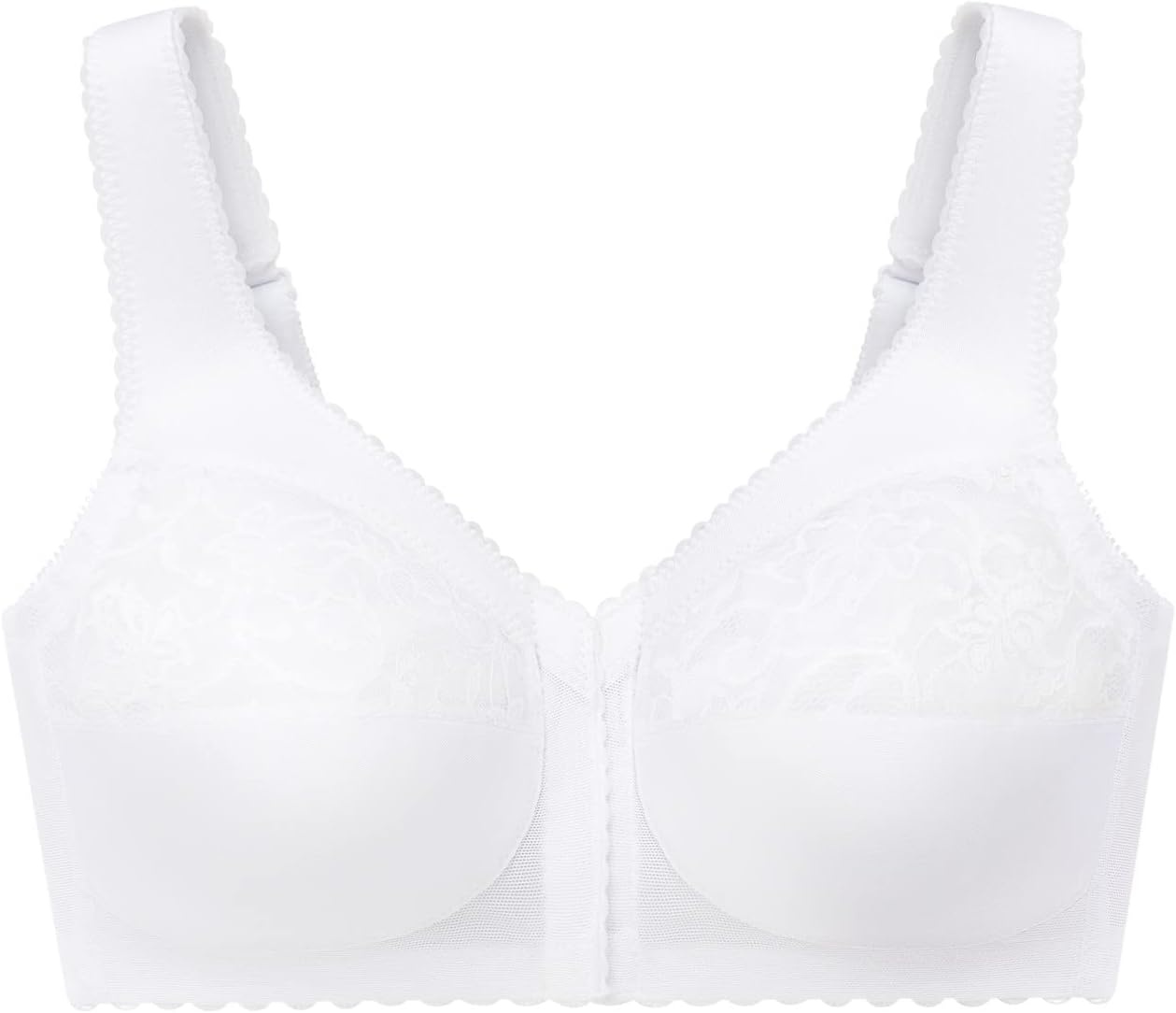 image:imageGlamorise Womens Full Figure MagicLift Front Close Support Bra 1200White