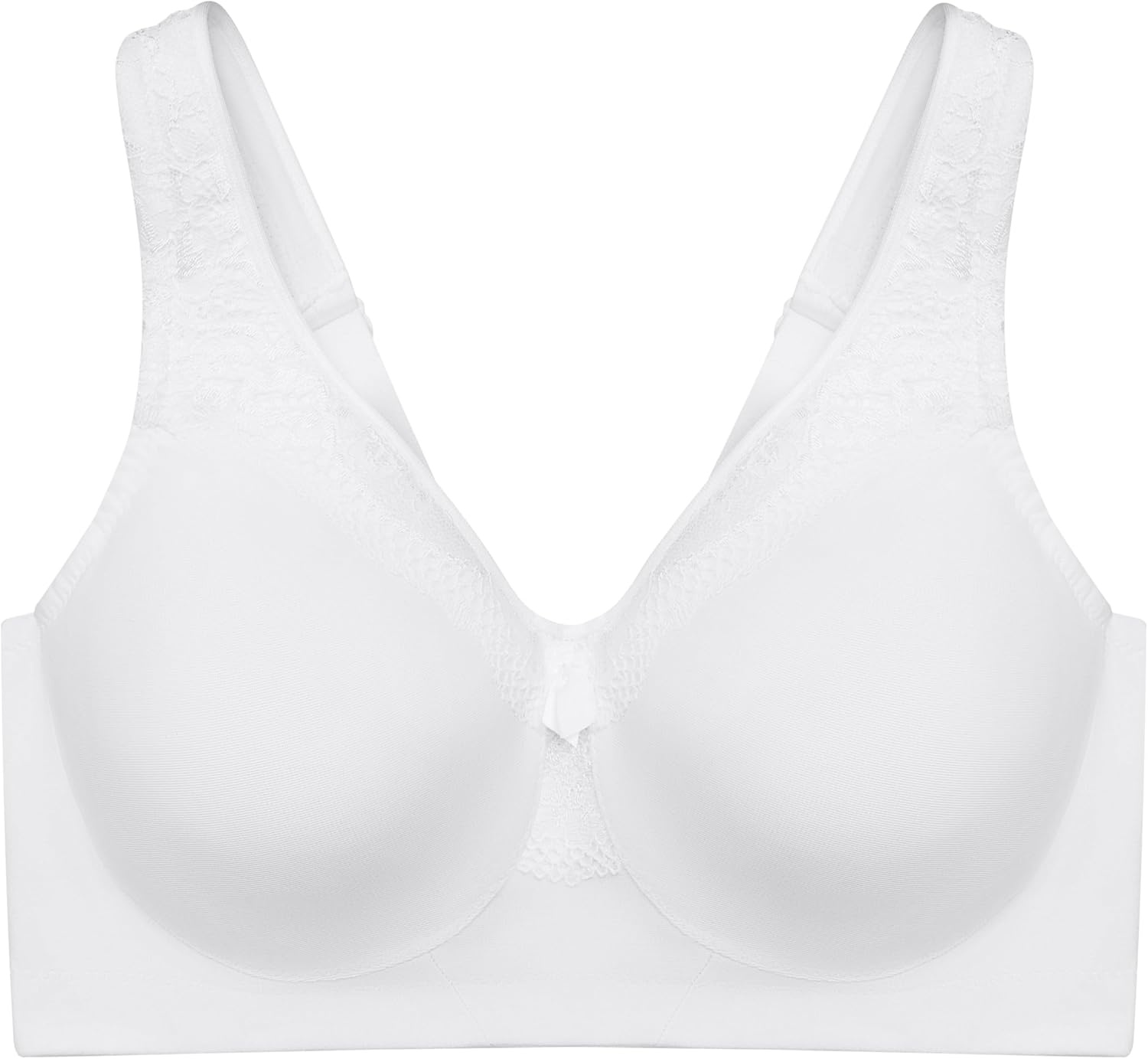 image:imageGlamorise Womens MagicLift Seamless Bra Wirefree 1007White