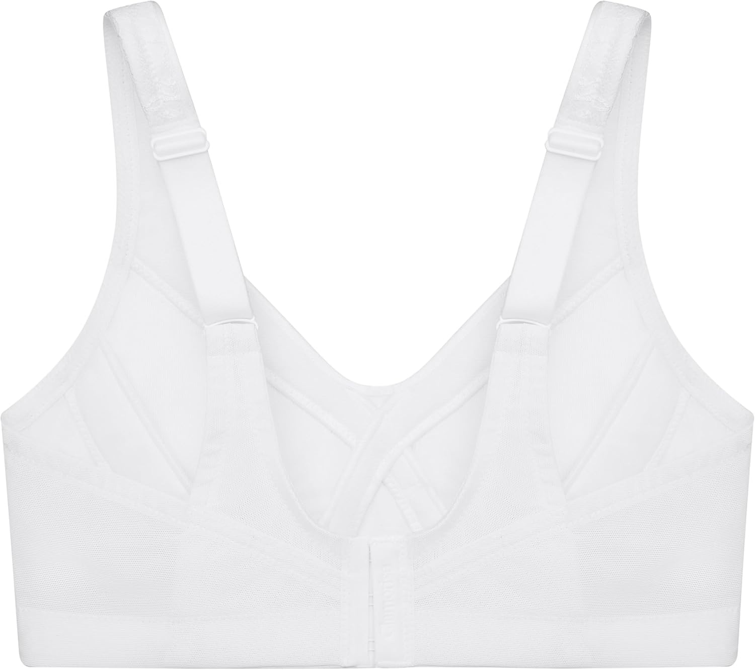 image:imageGlamorise Womens MagicLift Seamless Bra Wirefree 1007White
