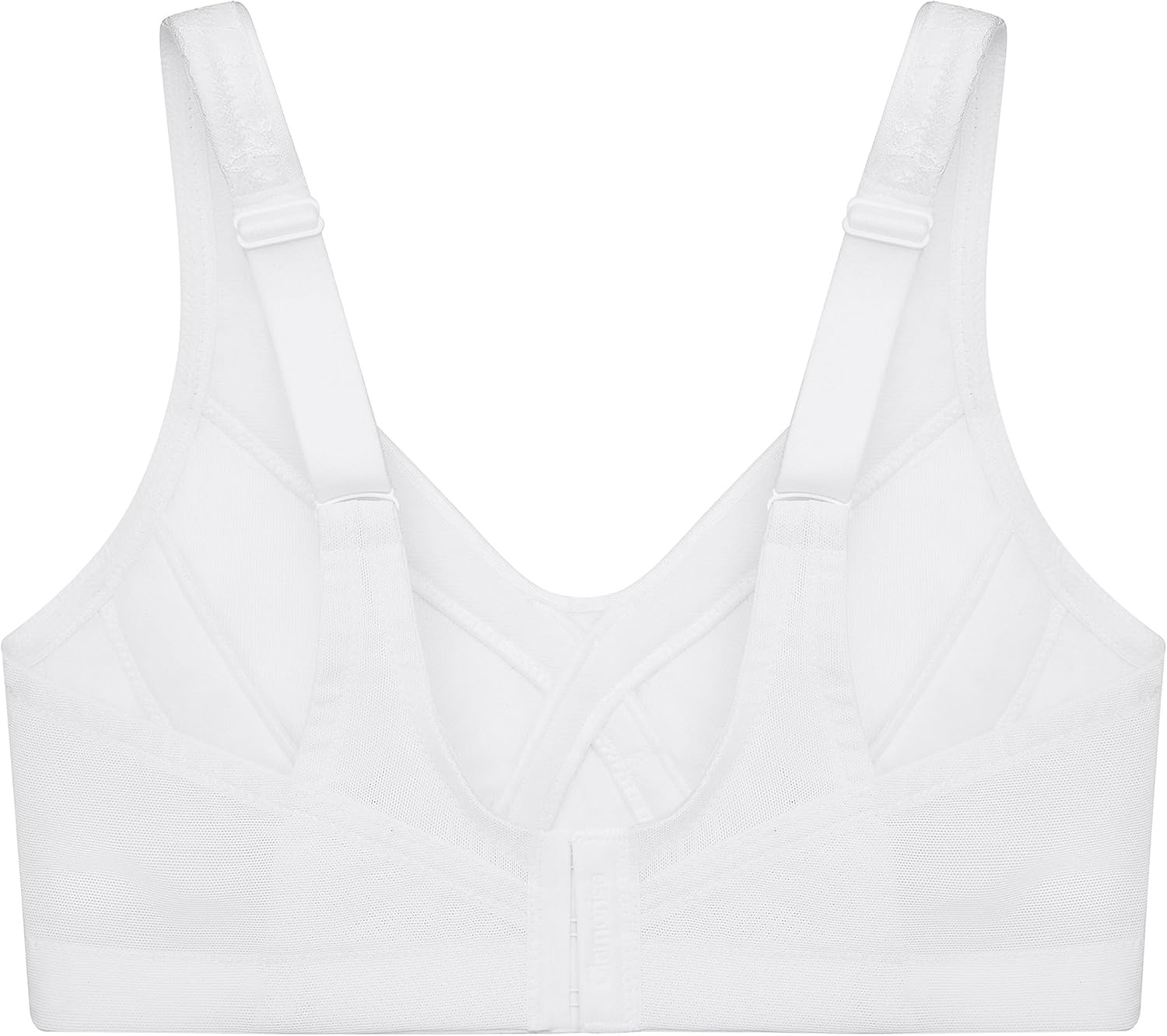image:imageGlamorise Womens MagicLift Seamless Bra Wirefree 1007White