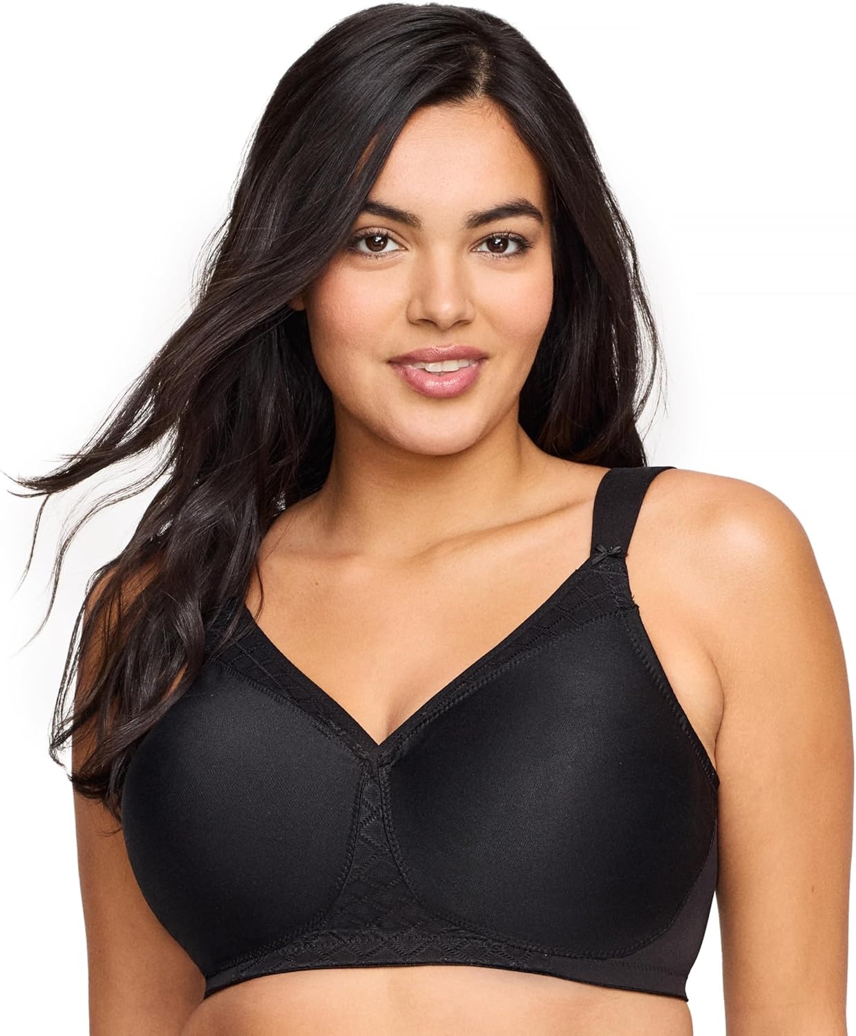 image:imageGlamorise womens Magiclift Seamless Tshirt Bra Wirefree 1080Black