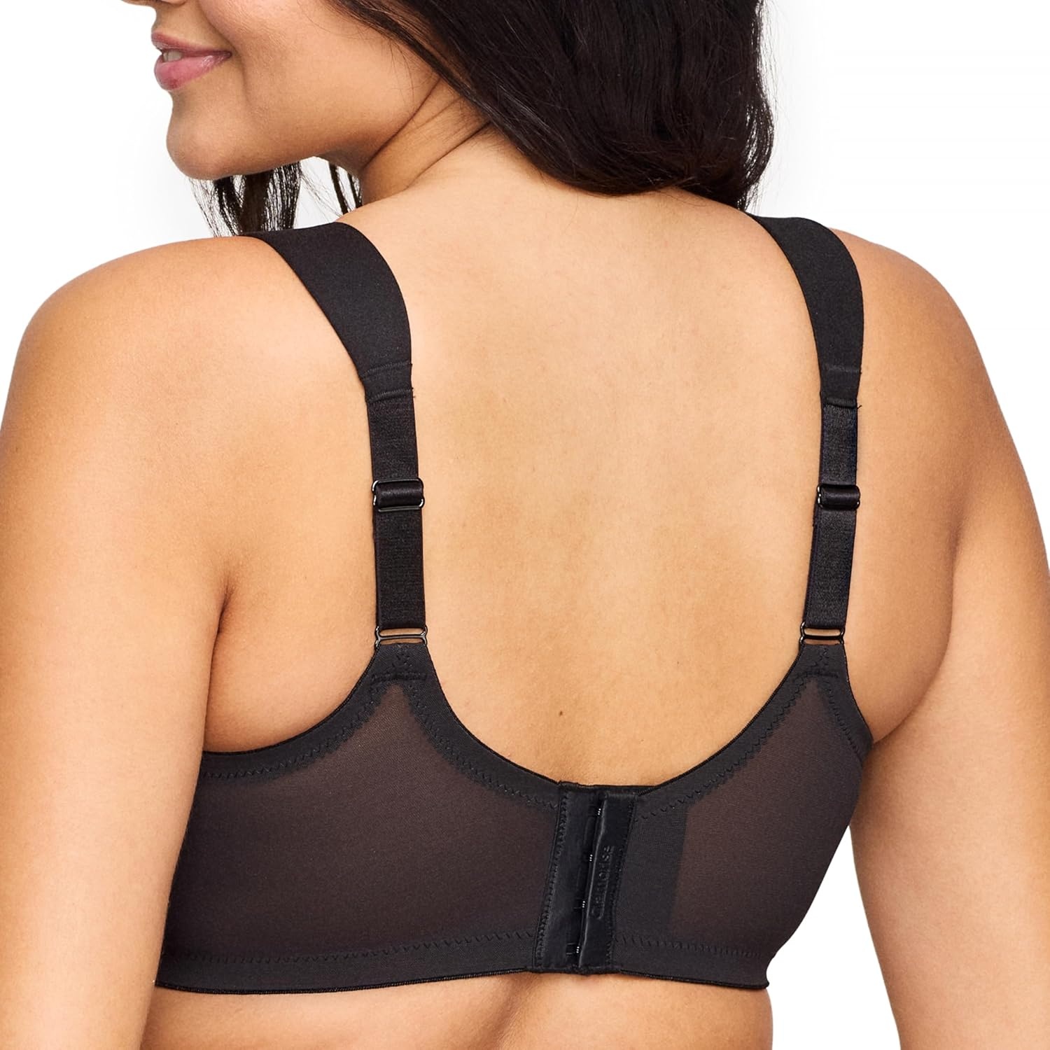 image:imageGlamorise womens Magiclift Seamless Tshirt Bra Wirefree 1080Black