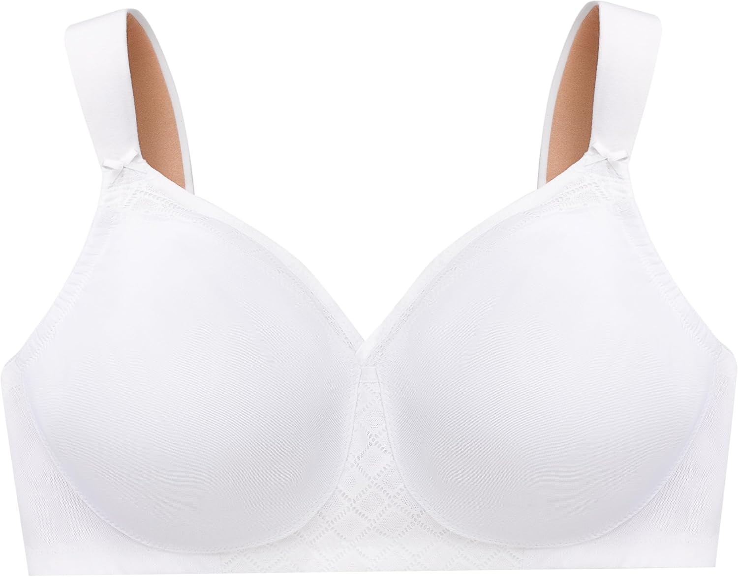 image:imageGlamorise womens Magiclift Seamless Tshirt Bra Wirefree 1080White