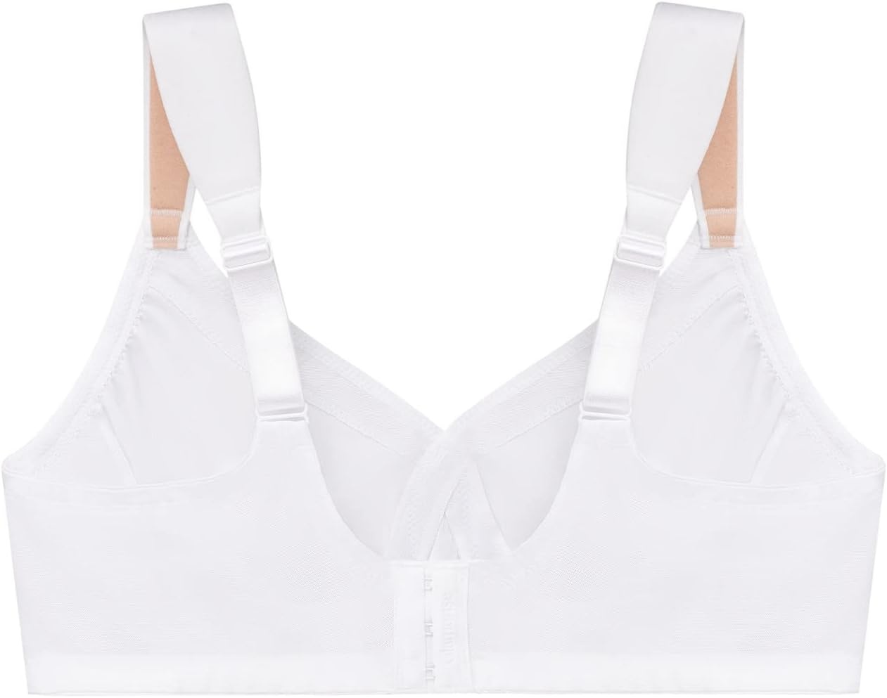 image:imageGlamorise womens Magiclift Seamless Tshirt Bra Wirefree 1080White
