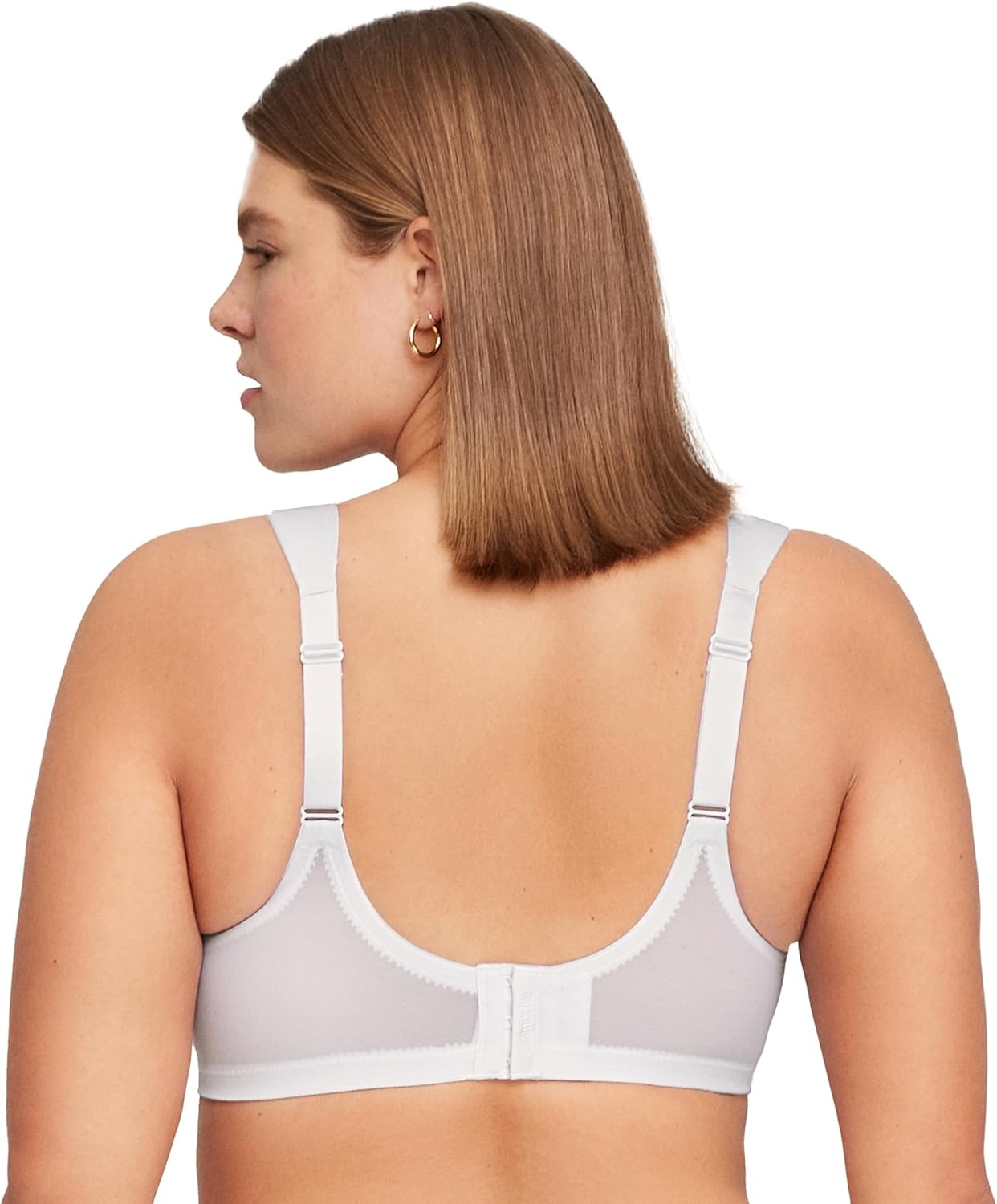 image:imageGlamorise womens Magiclift Seamless Tshirt Bra Wirefree 1080White