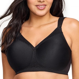 image:imageGlamorise womens Magiclift Seamless Tshirt Bra Wirefree 1080Black