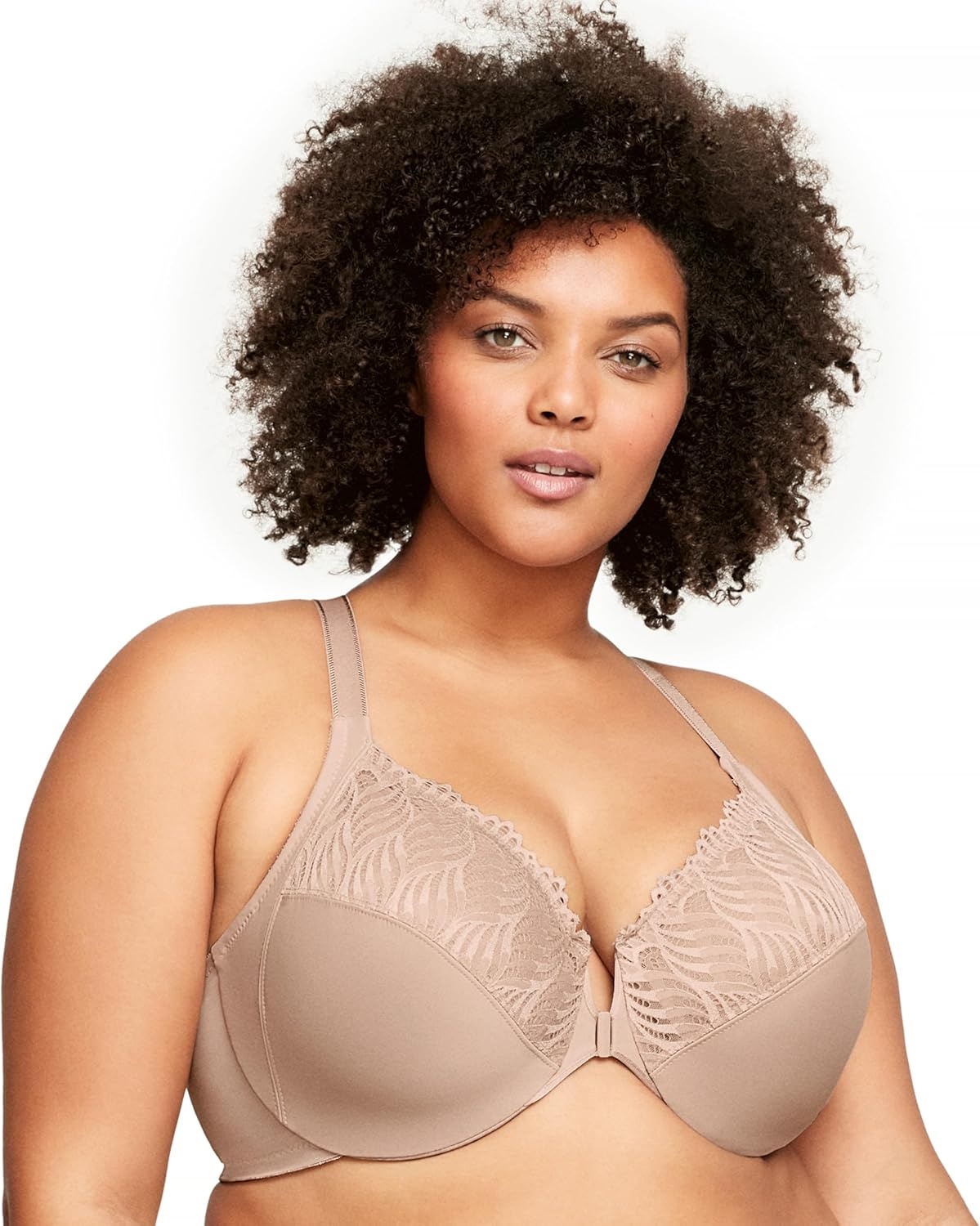 image:imageGlamorise Womens FrontClose TBack Wonderwire Underwire 1246Caf