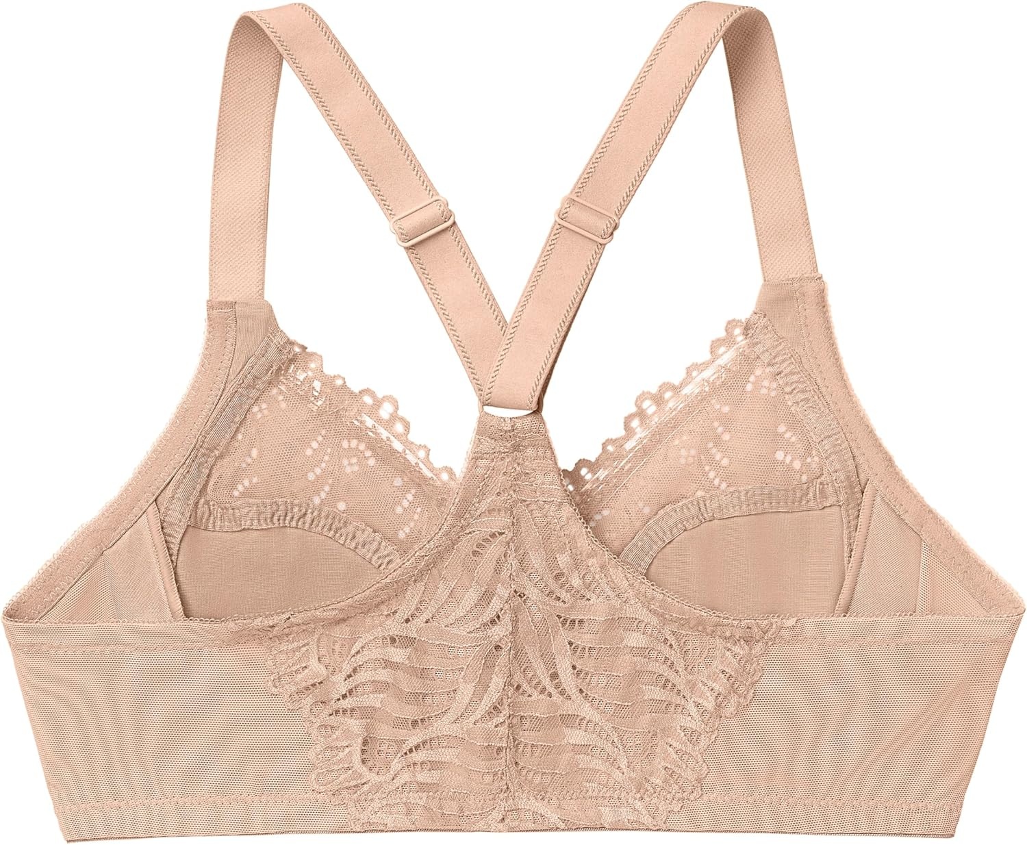image:imageGlamorise Womens FrontClose TBack Wonderwire Underwire 1246Caf