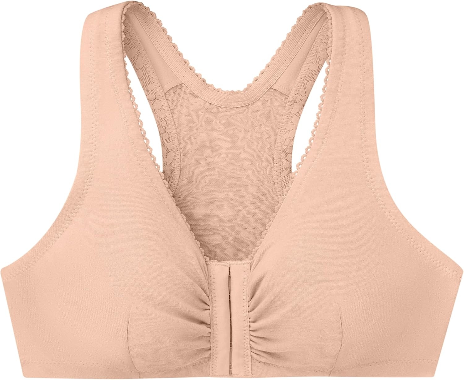 image:imageGlamorise Womens FrontClosure Cotton TBack Wirefree 1908Caf