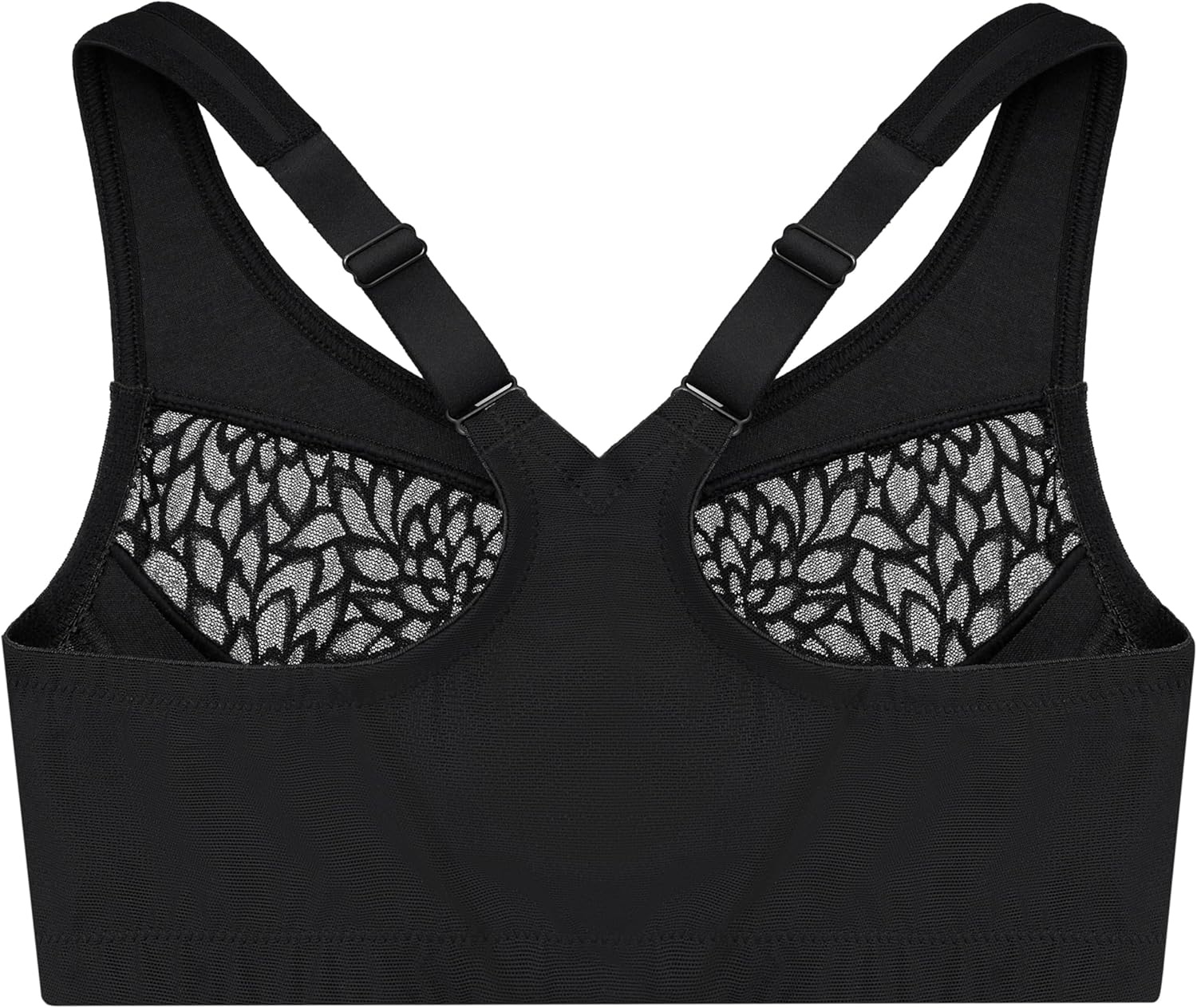 image:imageGlamorise Womens MagicLift Racerback Bra Wirefree 1206Black