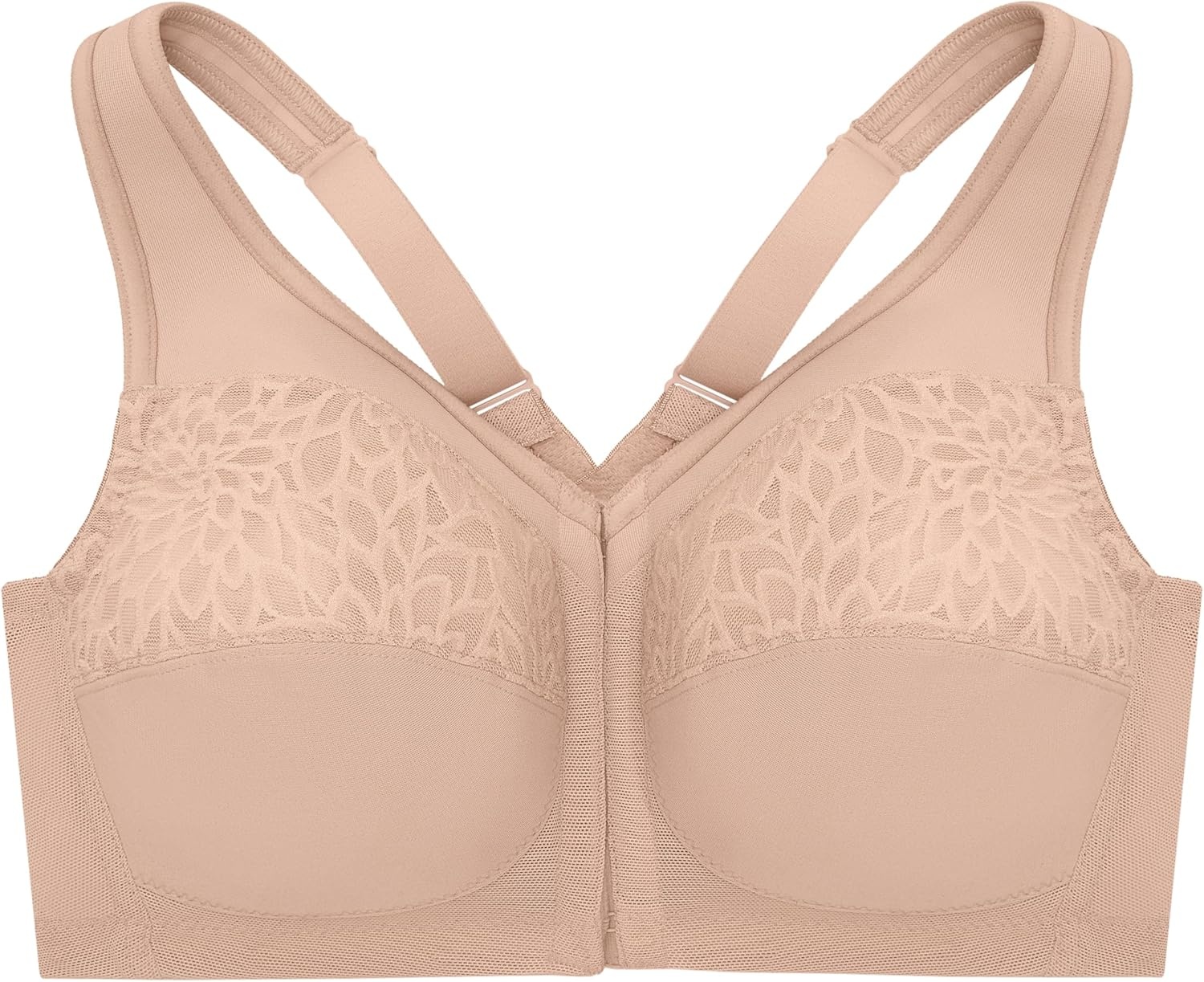 image:imageGlamorise Womens MagicLift Racerback Bra Wirefree 1206Caf