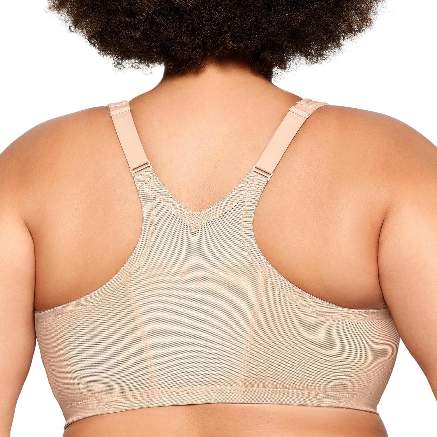 image:imageGlamorise Womens MagicLift Racerback Bra Wirefree 1206Caf