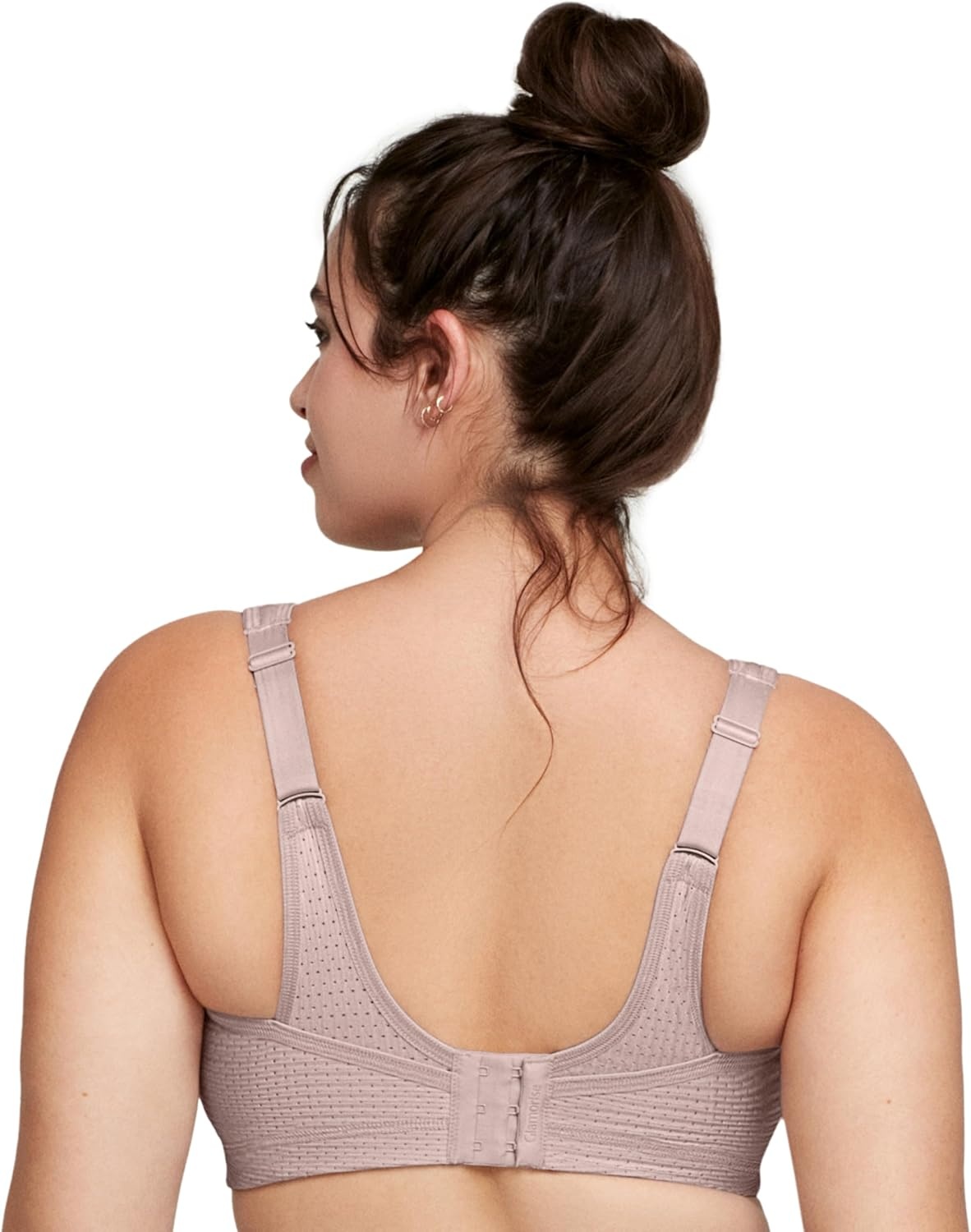 image:imageGlamorise Womens NoBounce Camisole Sports Bra Wirefree 1067Rose Tan