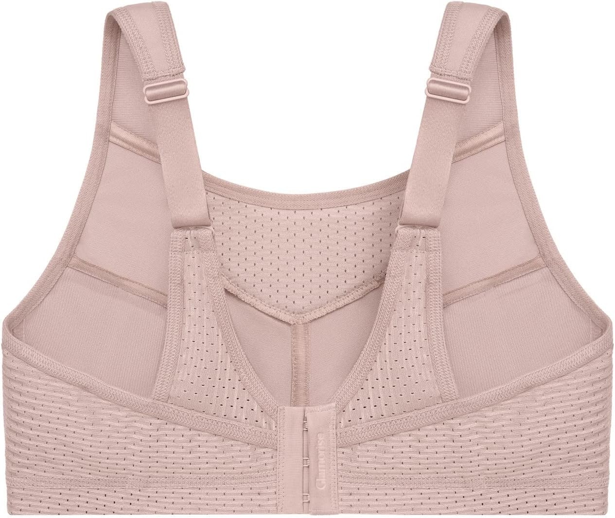 image:imageGlamorise Womens NoBounce Camisole Sports Bra Wirefree 1067Rose Tan